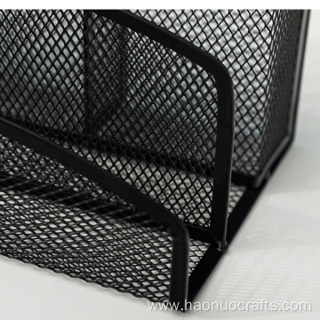 metal mesh pen holder stationery storage